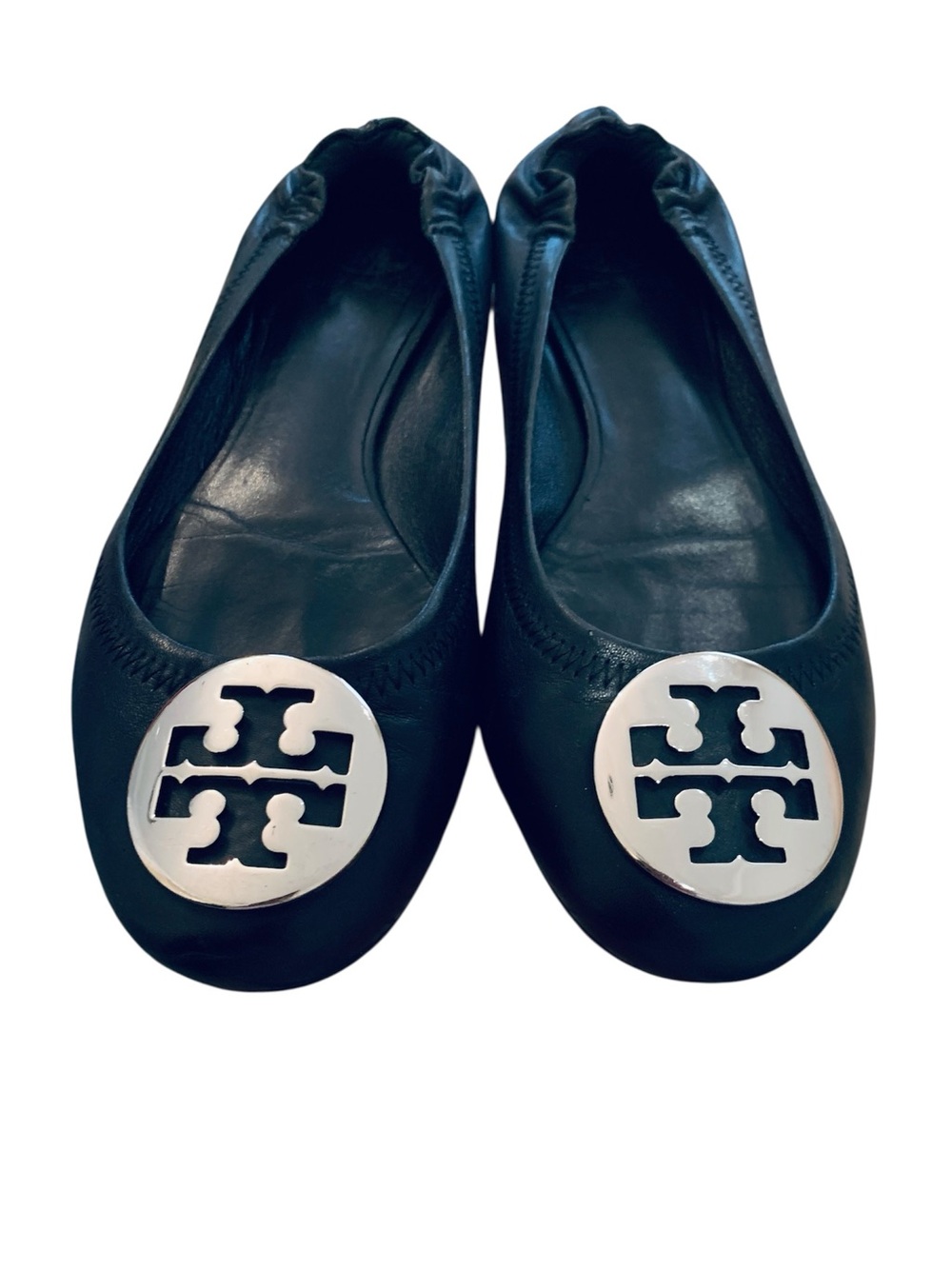 TORY BURCH Reva Ballet Flats! Size 8.